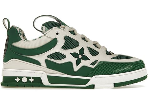 louis vuitton sneakers green and white|louis vuitton sneakers sale.